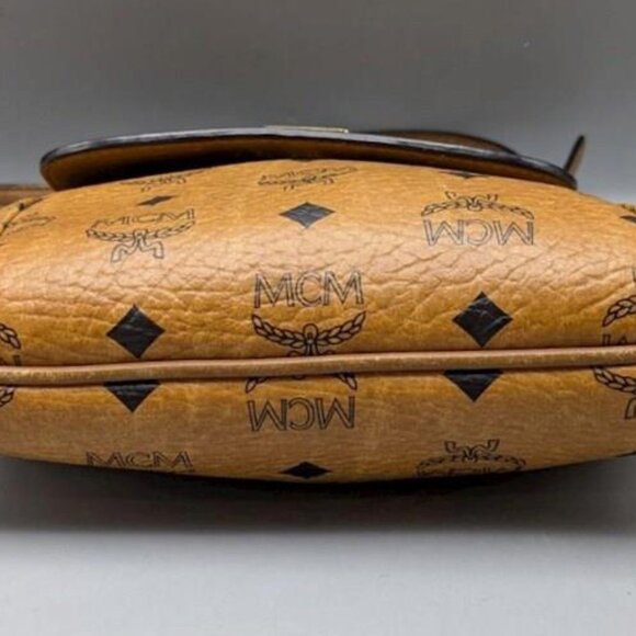 MCM Visetos Pebbled Leather Crossbody Bag - Picture 5 of 7